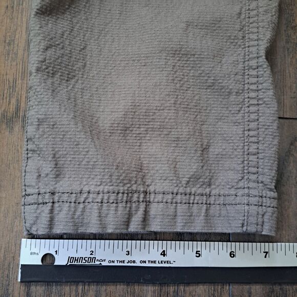 Sonoma Goods For Life Zip Pocket Pants Mens Medium Brown Drawstring 30.5”Inseam - Picture 11 of 14